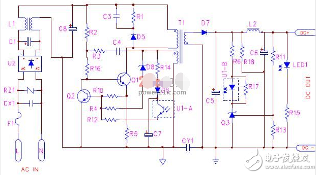 PC817中文资料汇总_PC817引脚图及功能_工作原理_特性参数及典型应用电路