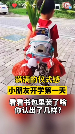 快手上的开学季 老铁：“原来久违的开学场景是这样的”