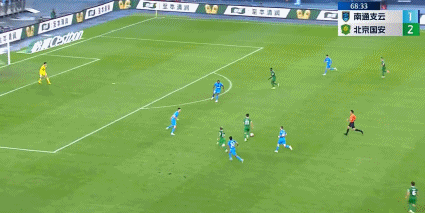 ⚽中超战报：林良铭法比奥均传射 张玉宁失点 北京国安3-1送南通支云提前降级