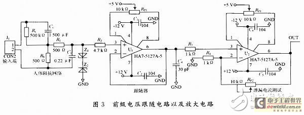 DSP芯片TMS320F2812泄漏电流测试系统电路设计