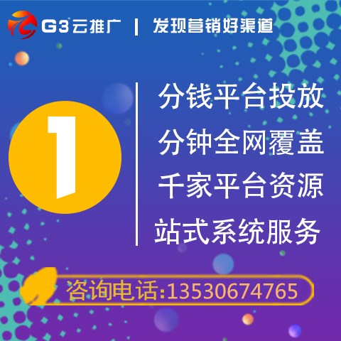 上海网站建设代理费用_G3云推广项目渠道代理招商部
