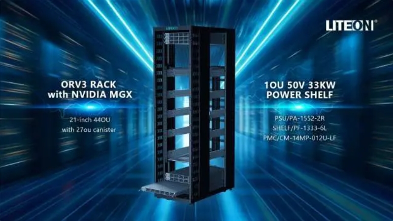 光宝首度展示GB200 NVL72 专为Blackwell打造高效电源系统