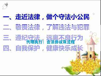 代理实行：合法协议及流程